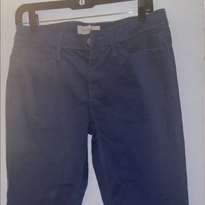 Blue Calvin Klein Ankle Rise Jeans